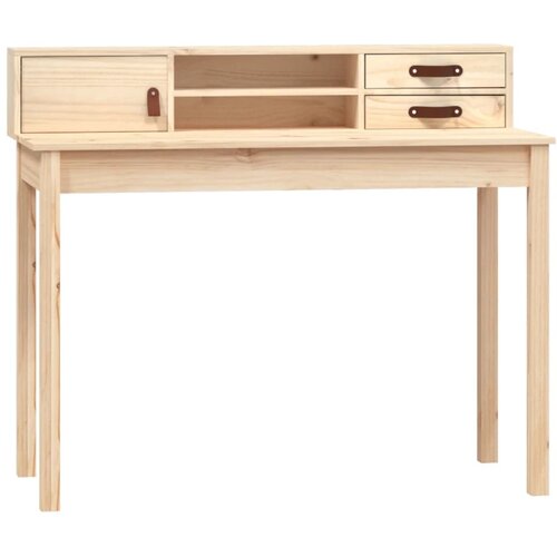 Maison Chic Pisalna miza - pisarniška miza - Računalniška miza 110x50x93 cm trdna borovina, (21785034) Cene