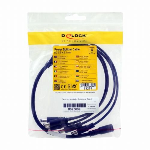 Delock kabel za napajanje , 5x kamera Slike