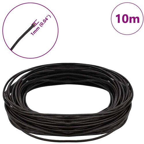  Kožni konop Tamno smeđa &amp;Oslash;1 mm x 10 m Koža Slike