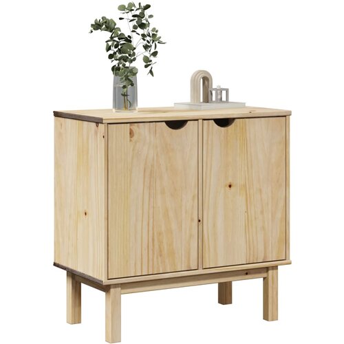 vidaXL omarica za predsobo otta 75x40x75 cm trdna borovina Cene
