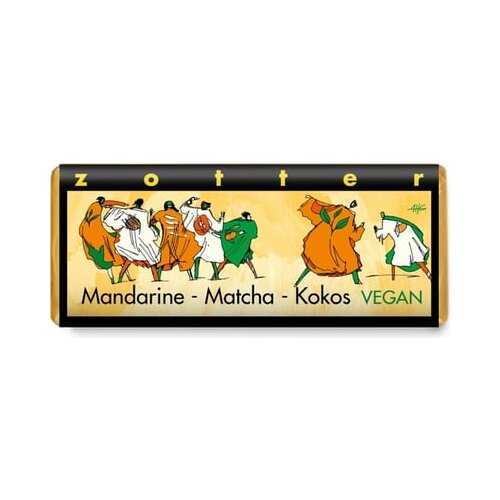 Zotter Schokoladen Bio čokolada mandarina - matcha - kokos Cene