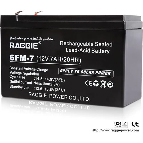  RAGGIE 12V 7AH Punjiva Olovna Baterija Cene