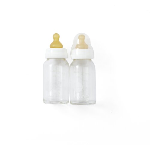 Hevea Staklena fla&amp;scaron;ica 120ml 2/1 providna Slike
