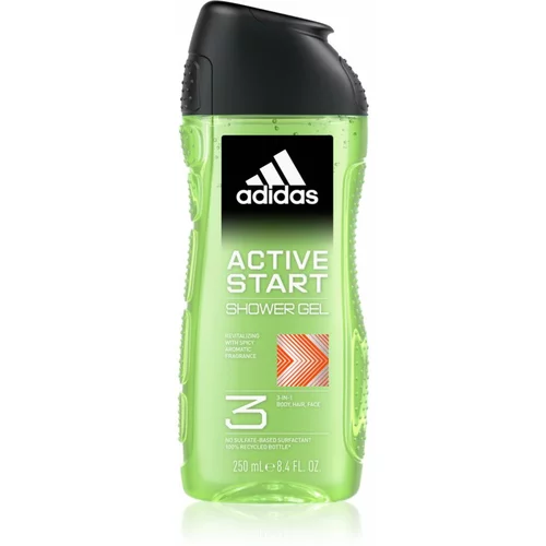 Adidas 3in1 Active Start gel za prhanje 250 ml za moške