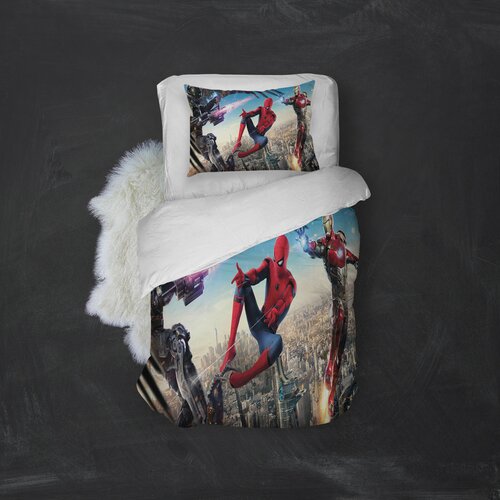 MEY HOME posteljina Spiderman 3D 160x220cm šarena Slike