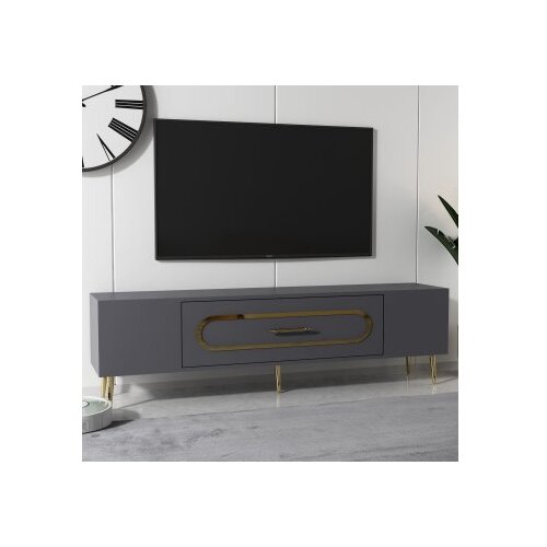 Hanah home tv polica Dekop3 anthracite gold Cene