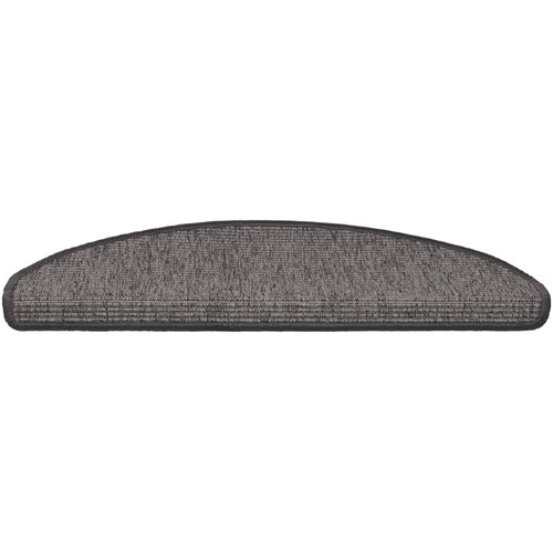  Prostirke za stepenice 15 kom 65x21x4 cm bež i sive poluokrugle velike Slike