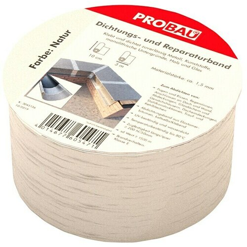 PROBAU Bitumenski korekcijski trak (Naravna, 10 m x 10 cm, Samolepilen) Cene