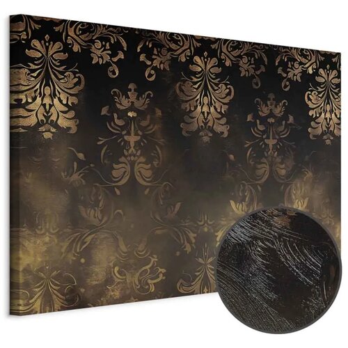  Slika - Baroque Ornaments in Patinated Gold and Browns: Retro Motif 30x20 Premium Print Cijene