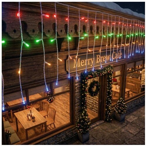 Brilagi LED spoljni božićni lanac 400xLED/6W/8 funkcija 23x0,4m IP44 vi&amp;scaron;ebojan Slike