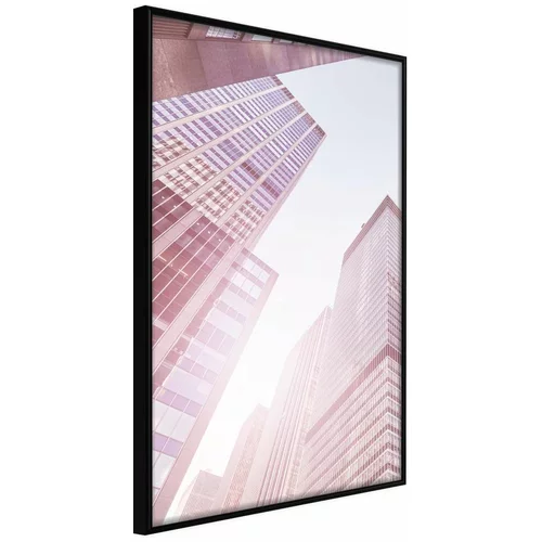  Poster - Steel and Glass (Pink) 20x30