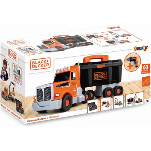 Smoby tovornjak Bricolo Black &amp;amp; Dacker Slike