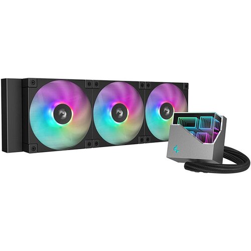 DeepCool komplet za tekočinsko hlajenje AIO Liquid Cooler LT240, 240mm, ARGB, črna Cene