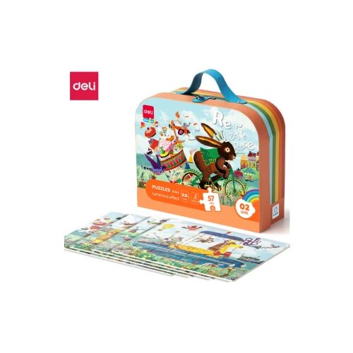  Puzzle koferče deli 2 nivo (sijaju u mraku) EH743 Cene