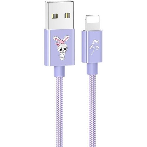Usams podatkovni kabel SJ234 z zajčkom lightning - vijola Cene
