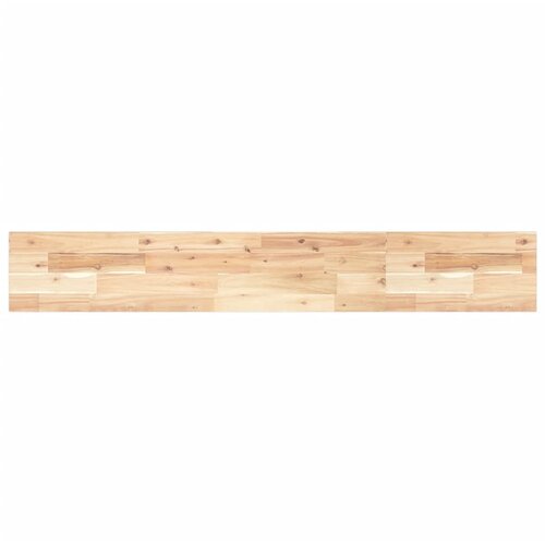 vidaXL Plutajuća polica 160x20x2 cm Neobrađeno puno drvo akacije - Prirodna 160 x 20 x 2 cm 1 1 Cene