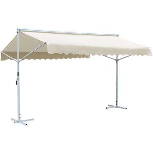 vidaXL Samostojeća tenda 4 x 3 m krem Cijene