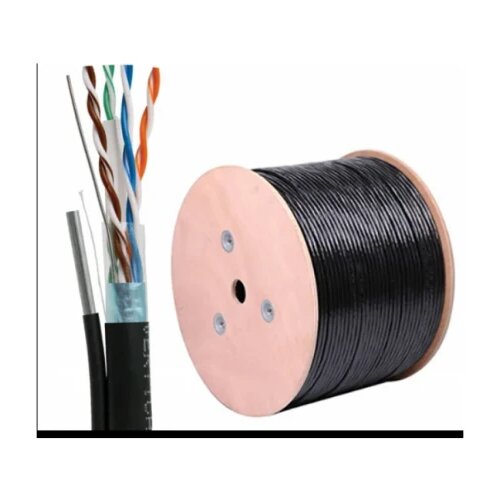 Owire KABAL LAN CAT6 FTP outdoor+sajla DRUM 305M crni Cene