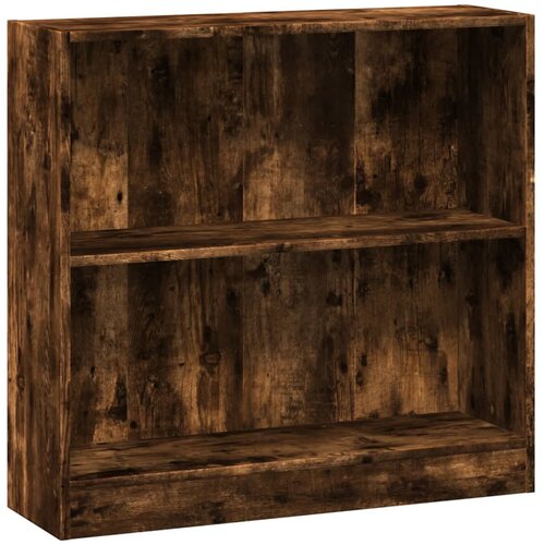 Maison Chic Knjižna omara - Knjižni regal dimljeni hrast 80x24x76 cm inženirski les, (21724943) Cene