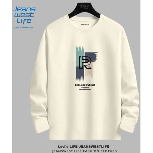  JEANSWEST LIFE Mu&scaron;ka majica, Krem Cene