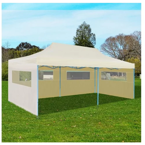  Zložljiv pop-up vrtni šotor 3 x 6 m krem