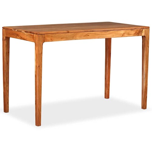  Blagovaonski stol od masivnog drva 118 x 60 x 76 cm Slike