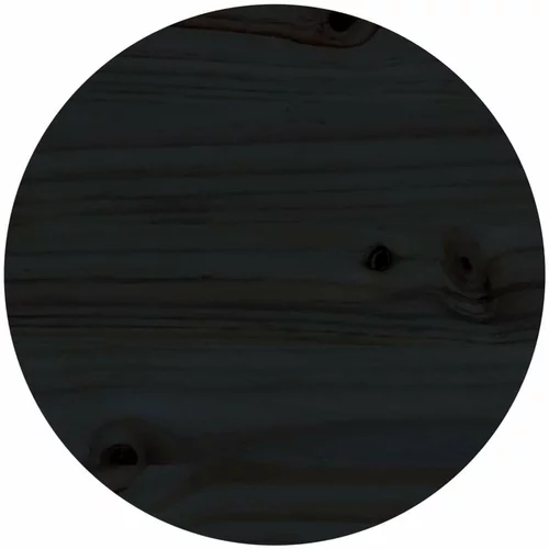  Mizna plošča črna Ø30x2,5 cm trdna borovina, (20601811)