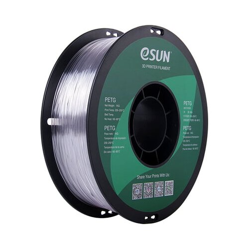 eSUN petg clear, 1.75 mm / 1000 g Cene