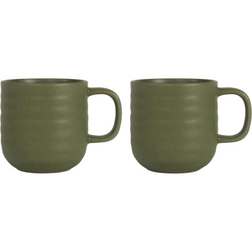 Sagaform Ellen 2-delni set lončkov z ročajem - Green Slike