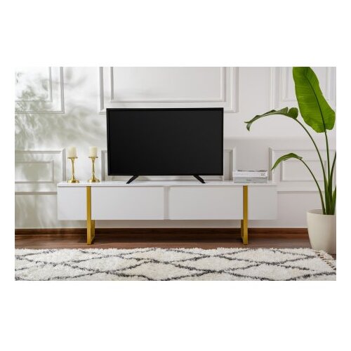 Hanah home TV polica Serenity White Gold Slike