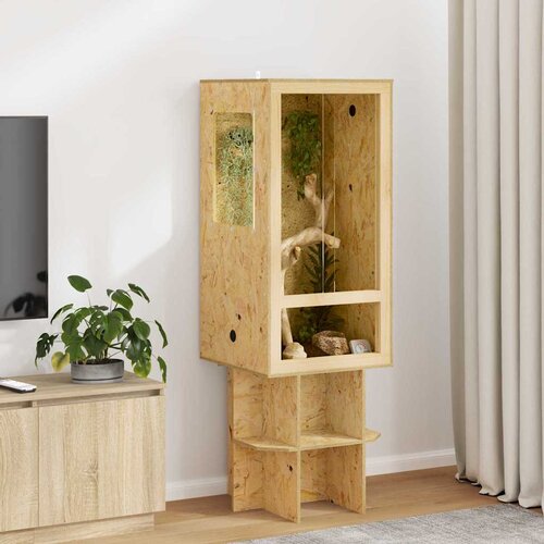 vidaXL Terarij Rjava 50 x 50 x 100 cm OSB Cene