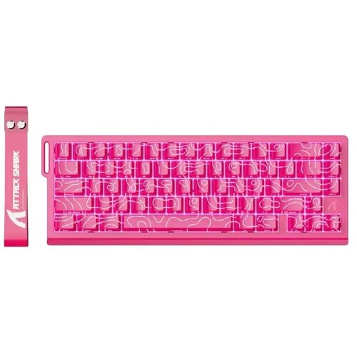 Attack Shark gaming tastatura X68HE magnetic switch/rt/snap tap/dks/mt/tgl/pink contour Cene