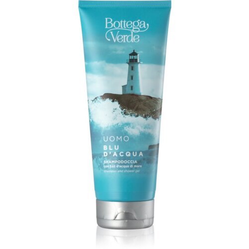 Bottega Verde Blu d&amp;acute;Acqua gel za tu&amp;scaron;iranje i &amp;scaron;ampon 2 u 1 s morskom soli 200 ml Slike