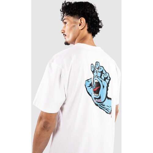 Santa Cruz Screaming Hand Chest T-shirt white Slike
