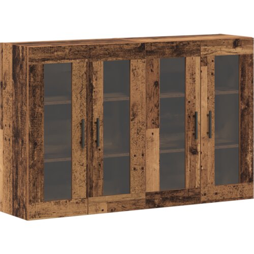  Zidna oprema 2 komada staro drvo 69.5x34x90 cm Obrađeno drvo Slike
