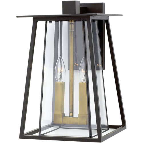 Elstead Lighting Elstead Walker 2 veliki zunanji stenski svetilki, bronasti, IP44, E14, (22100055) Cene