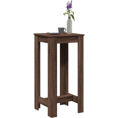VidaXL Barski stol smeđa boja hrasta 51x50x103,5 cm konstruirano drvo Slike