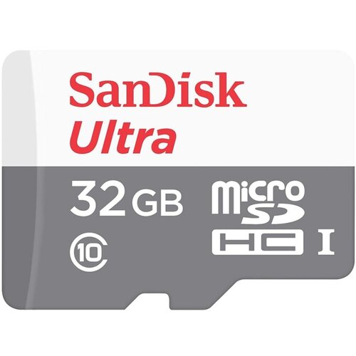 Sandisk Memorijska kartica Ultra 32GB microSDHC + SD Adapter, SDSQUNR-032G-GN3MA Cene