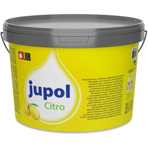Jub notranja barva z za&scaron;čito filma proti plesni jupol citro bela 10 l Cene