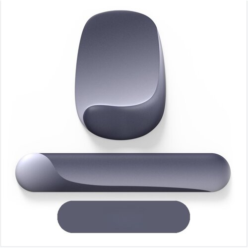 INF Silikonski komplet podloge za mi&scaron;ko z oporo za zapestje, lycra DarkGrey, (5000264648) Cene