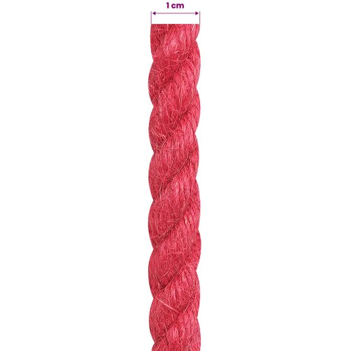  Uže od jute 10 mm Crvena 100% Juta Tossa Slike