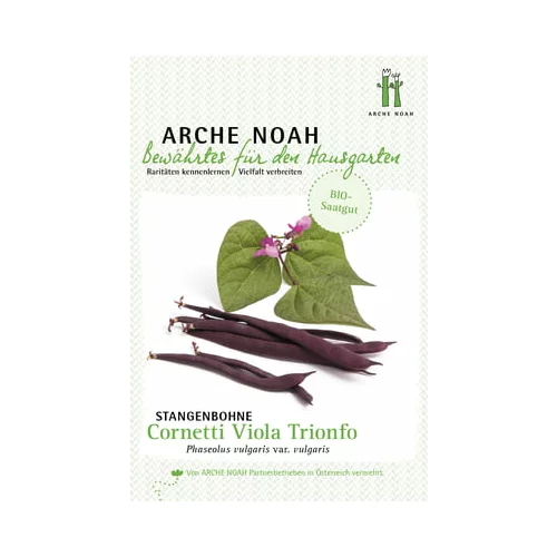Arche Noah Ekološki visoki fižol "Cornetti Viola Trionfo"