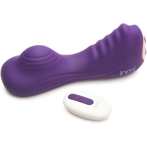 Inmi Ride N' Grind 10X Vibrating Silicone Grinder Purple Cene