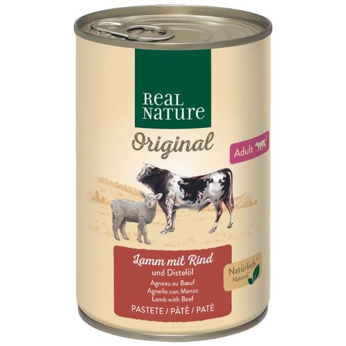 Real Nature Cat Adult janjetina i govedina 400 g Cene