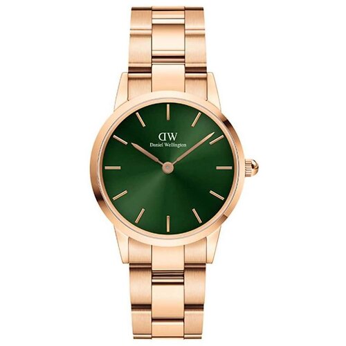 Daniel Wellington Ura Iconic Link Emerald ženska, zlata barva Cene