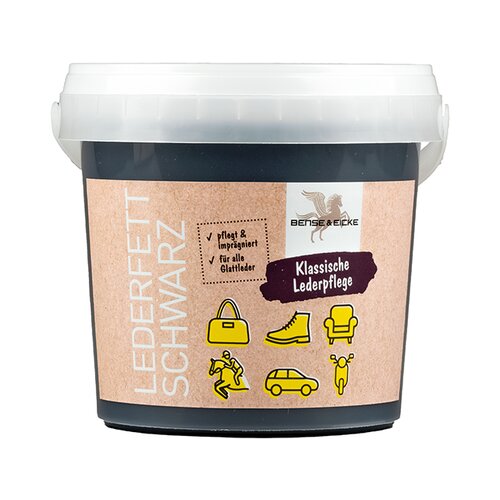 Bense &amp;amp; Eicke Črna mast za usnje - 500 ml Slike