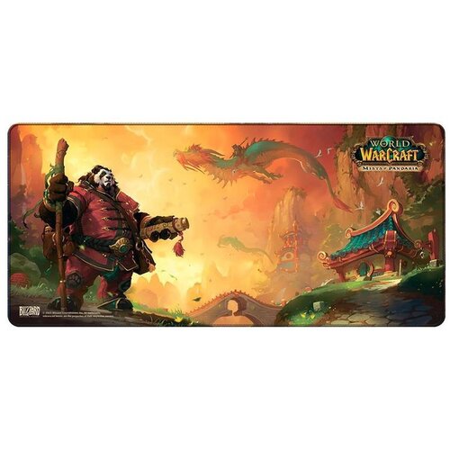 Blizzard World of Warcraft Pandaria XL podloga za mi&amp;scaron;a - Pandaren With Lanterns, 90 x 42 cm Slike