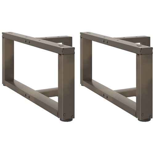  Noge za klub stolić T-oblika 2 kom Crne 70x25x(30-31) cm Čelik Cene