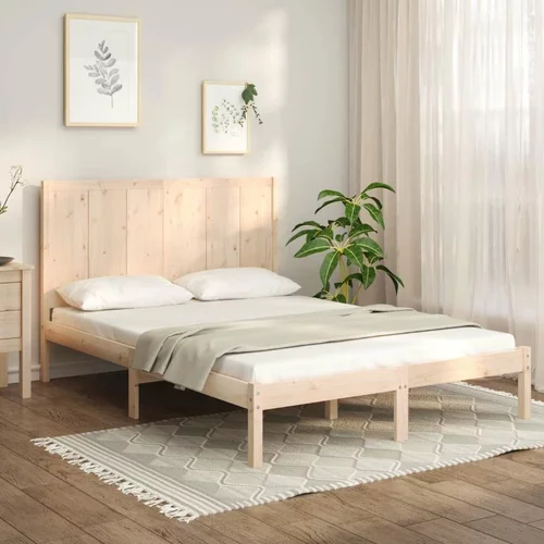  Okvir za krevet od masivne borovine 140 x 200 cm