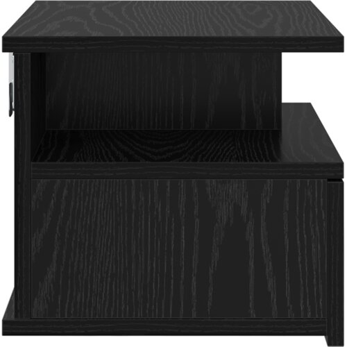 VidaXL levitanti noćni ormarići 2 komada Crni hrast 40x31x27 cm Inženjersko drvo Slike